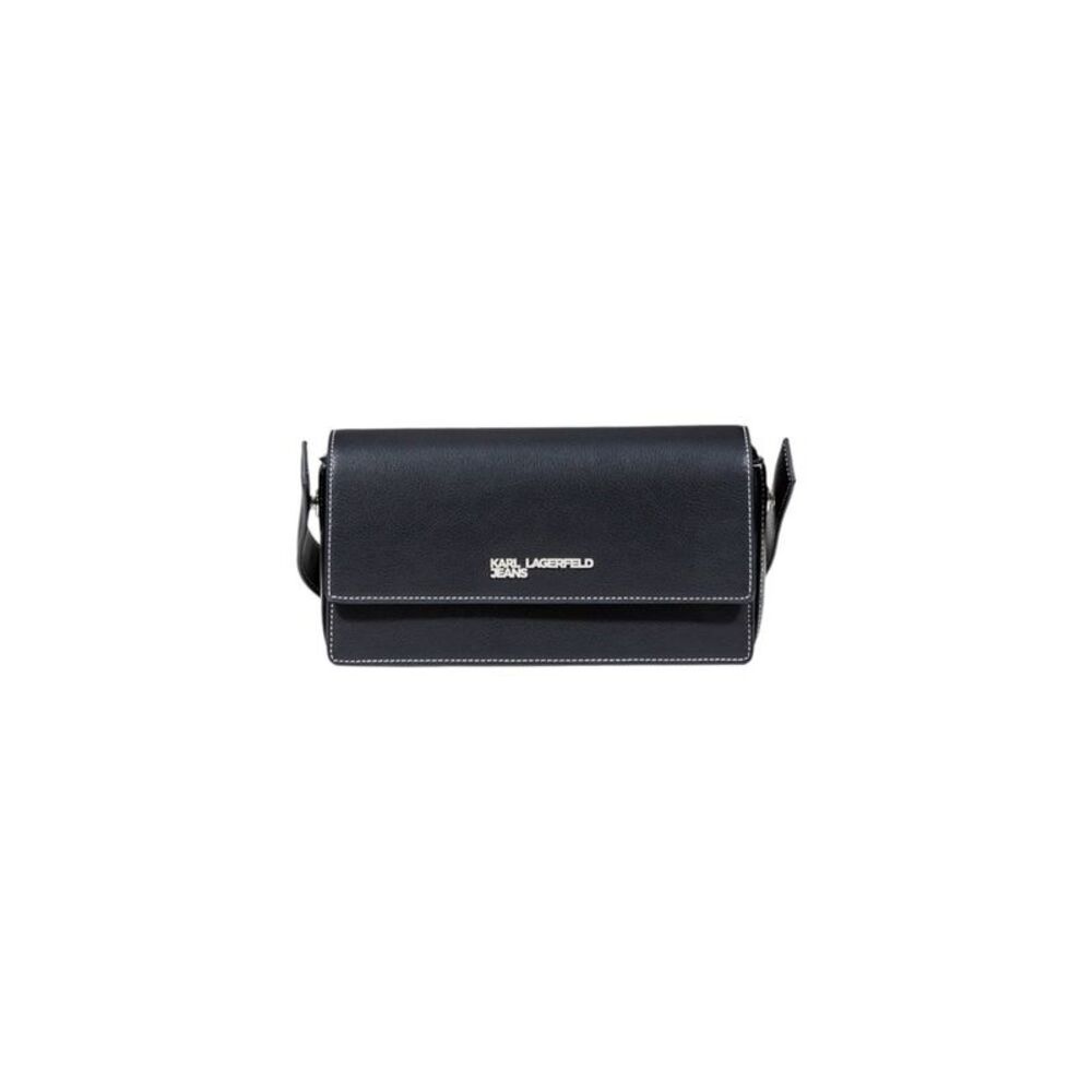 Karl Lagerfeld Black Artificial Leather Women's Handbag